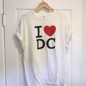 I ❤️ DC White Shirt